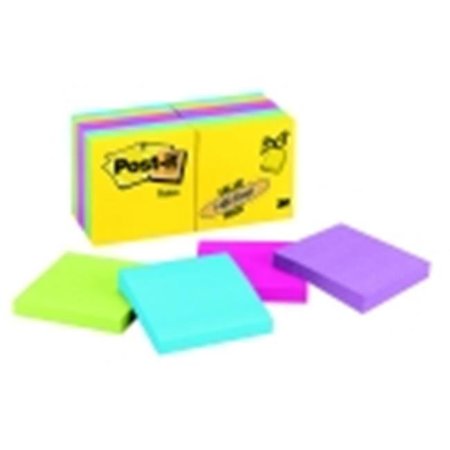 POST-IT Sticky note 3 x 3 in. Notes Pads - 100 Sheets; Pack 14 336737
